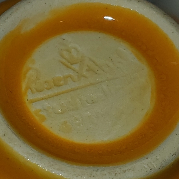 Set Of 4 Sake Cups Rosenthal Studio & Myland Vintage Ceramic Yellow & White - Picture 10 of 13